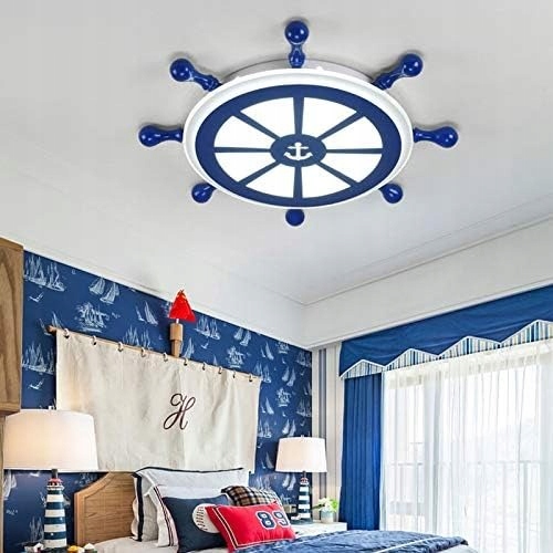 STER Lampa sufitowa NIEBIESKA POKÓJ DZIECKA MARYNARZ STATEK